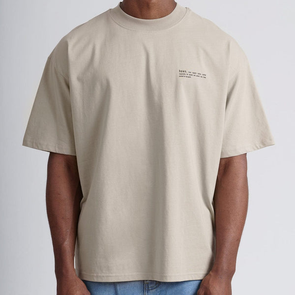 hewn. - Men's Organic Cotton Signature Oversized T-Shirt