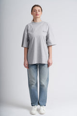 Immaculate Vegan - Women's Organic Cotton Signature Oversized T-Shirt | Rock Grey Marl
