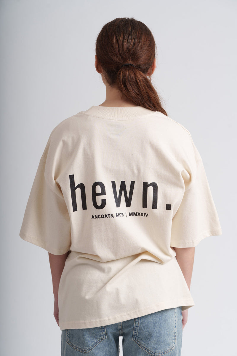 Women's Organic Cotton Signature Oversized T-Shirt | Natural Cotton