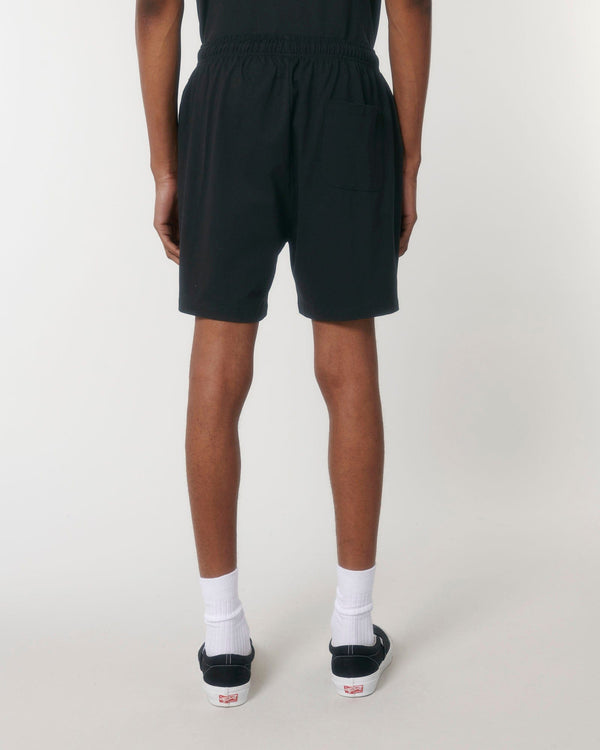 hewn. Mens Organic Cotton Lightweight Shorts in Jet Black