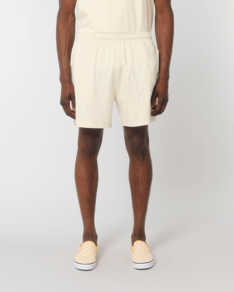 hewn. Mens Organic Cotton Lightweight Shorts in Natural Cotton