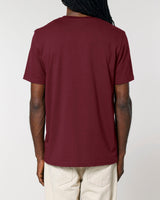 Immaculate Vegan - Men's Organic Cotton Classic Fit T-Shirt | Berry Red