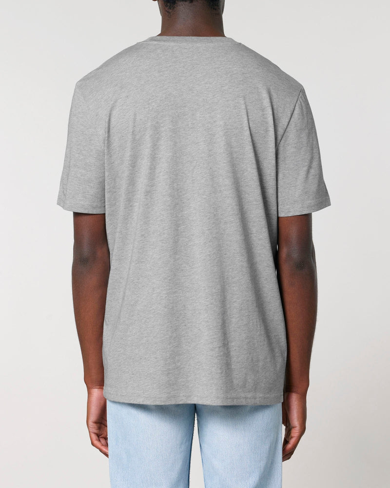 hewn. Mens Classic-fit Organic Cotton T-shirt in Rock Grey Marl
