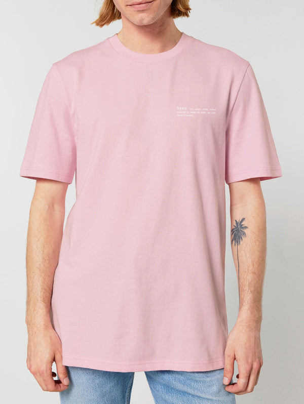 Men's Organic Cotton Classic Fit T-Shirt | Cherry Blossom Pink