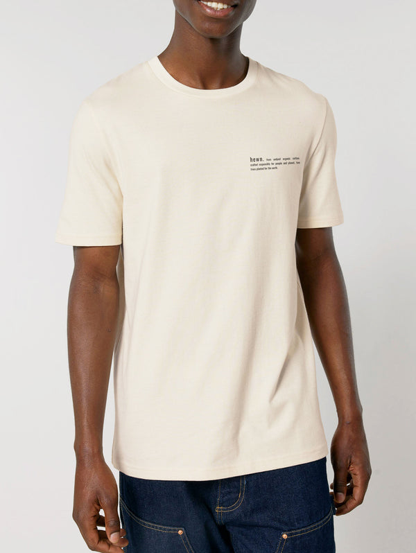 Men's Organic Cotton Classic Fit T-Shirt | Natural Cotton