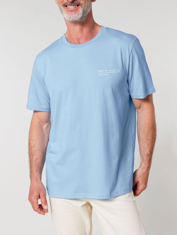 Men's Organic Cotton Classic Fit T-Shirt | Sky Blue