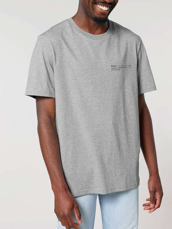 Men's Organic Cotton Classic Fit T-Shirt | Rock Grey Marl