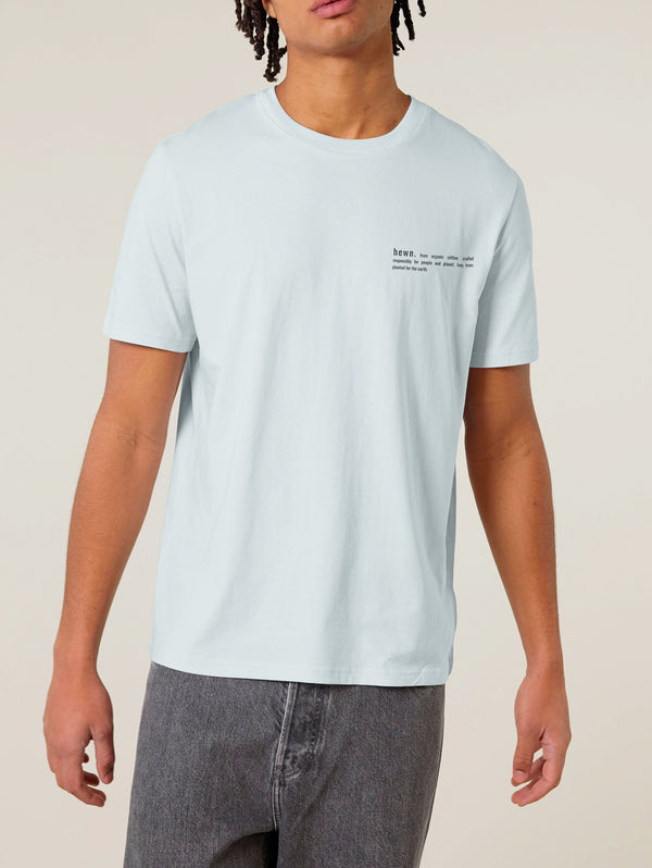 Men's Organic Cotton Classic Fit T-Shirt | Blue Ice