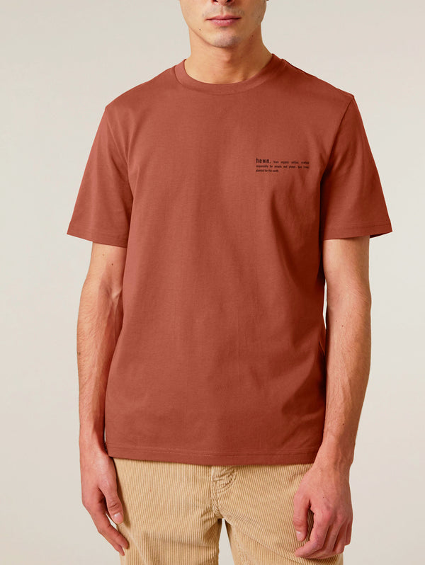Men's Organic Cotton Classic Fit T-Shirt | Clay Brown