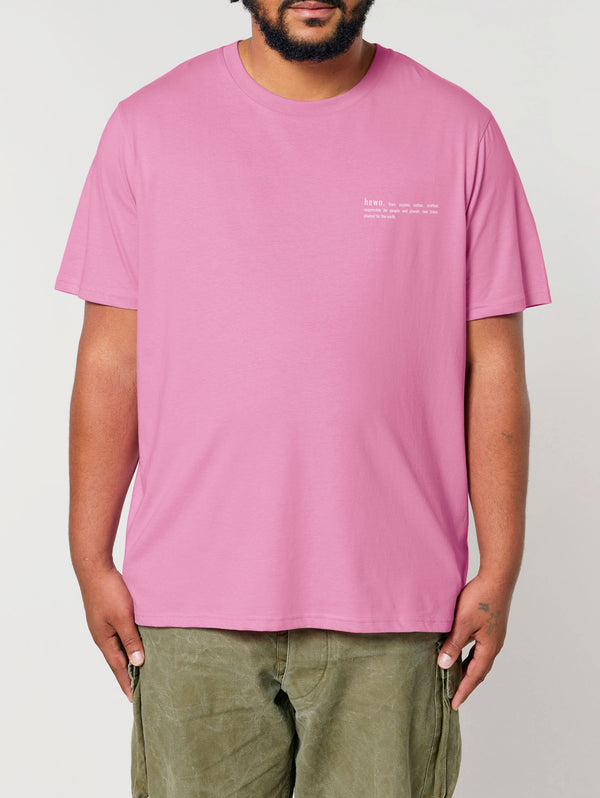 Men's Organic Cotton Classic Fit T-Shirt | Azalea Pink