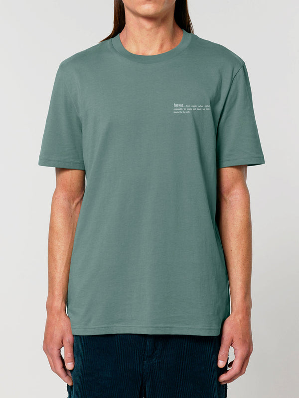 Men's Organic Cotton Classic Fit T-Shirt | Eucalyptus Green