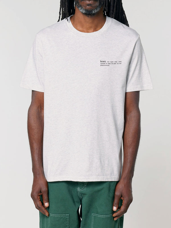 Men's Organic Cotton Classic Fit T-Shirt | Cloud Grey Marl