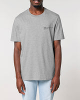 Immaculate Vegan - hewn. Mens Classic-fit Organic Cotton T-shirt in Rock Grey Marl