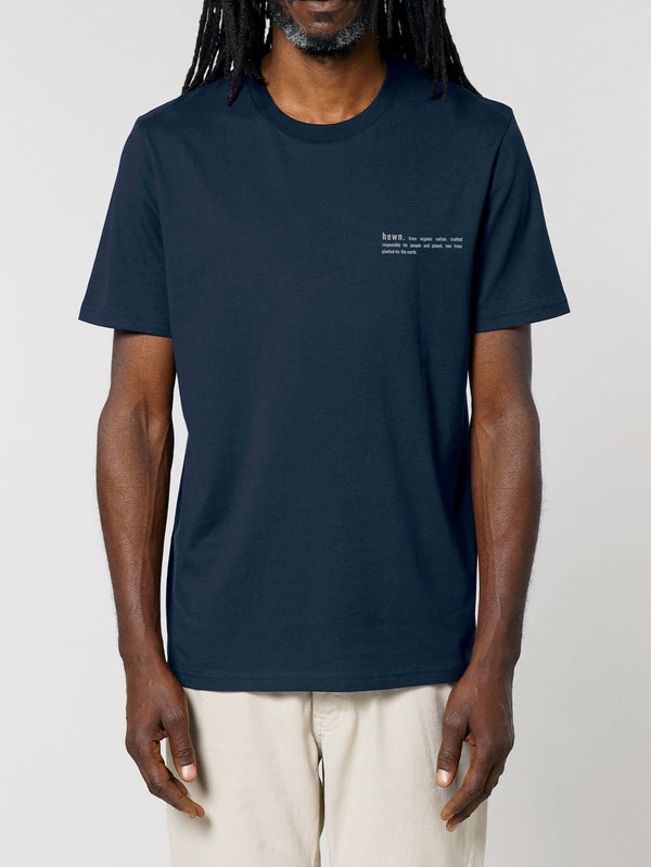 Men's Organic Cotton Classic Fit T-Shirt | Midnight Navy Blue