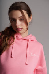 Immaculate Vegan - Women's Organic Cotton Signature Oversized Hoodie | Flamingo Pink