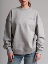 Immaculate Vegan - Women's Organic Cotton Signature Oversized Sweatshirt | Rock Grey Marl