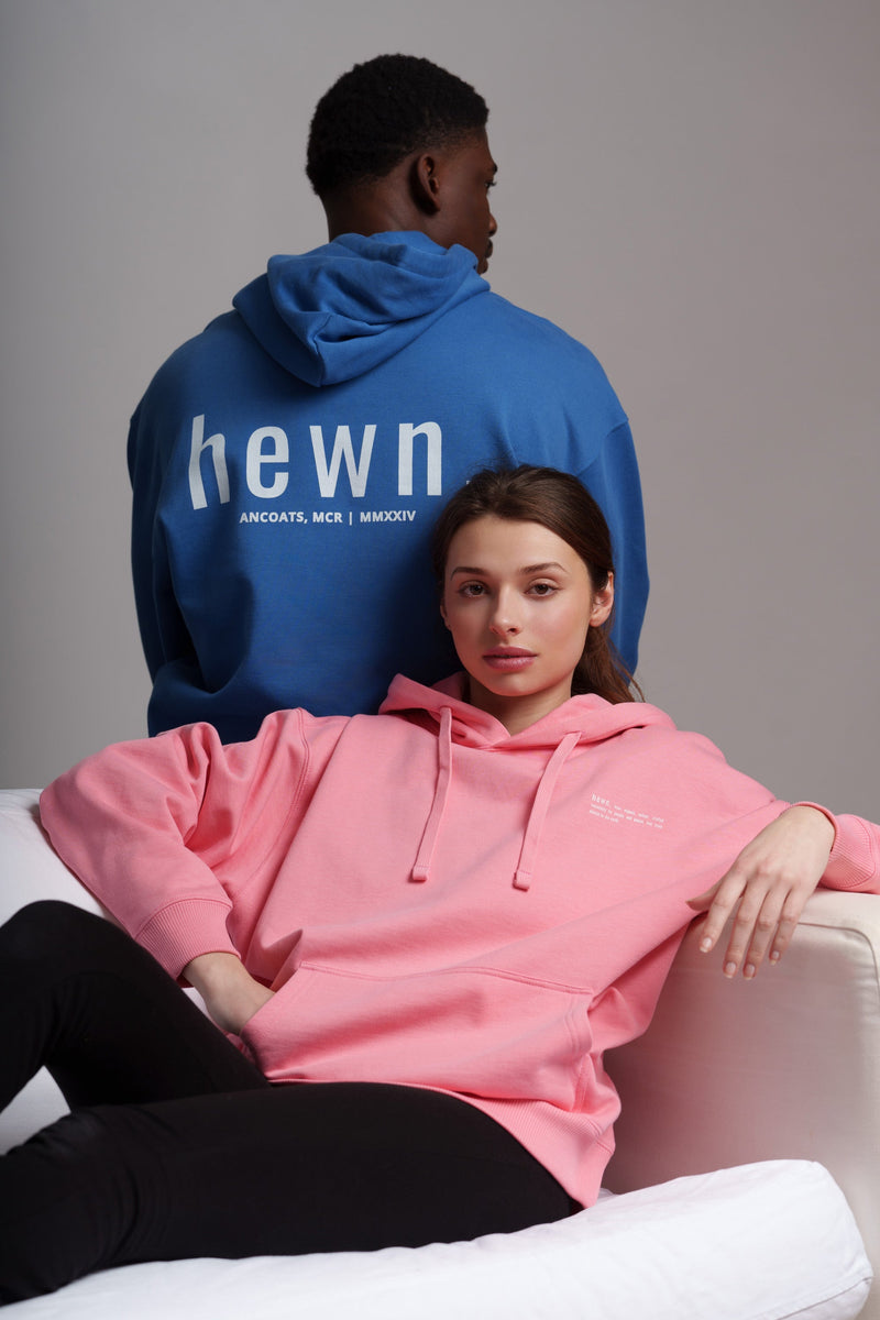 Women's Organic Cotton Signature Oversized Hoodie | Flamingo Pink