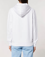 Immaculate Vegan - hewn. Womens Organic Cotton Relaxed-fit Zip Hoodie in Snow White