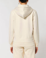 Immaculate Vegan - hewn. Womens Organic Cotton Relaxed-fit Zip Hoodie in Natural Cotton