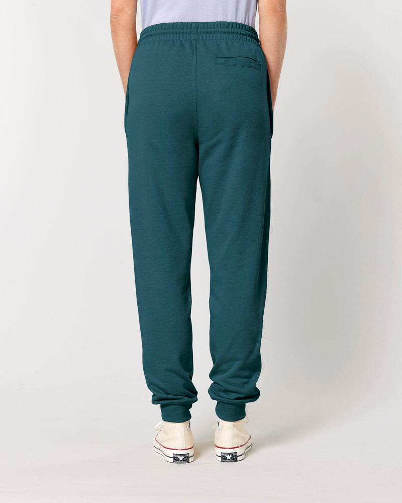 hewn. Womens Organic Cotton Relaxed-fit Joggers in Ocean Blue