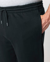 Immaculate Vegan - hewn. Mens Organic Cotton Relaxed-fit Joggers in Jet Black