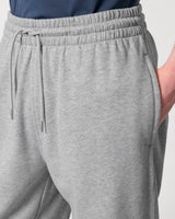 Immaculate Vegan - hewn. Womens Organic Cotton Relaxed-fit Joggers in Rock Grey Marl