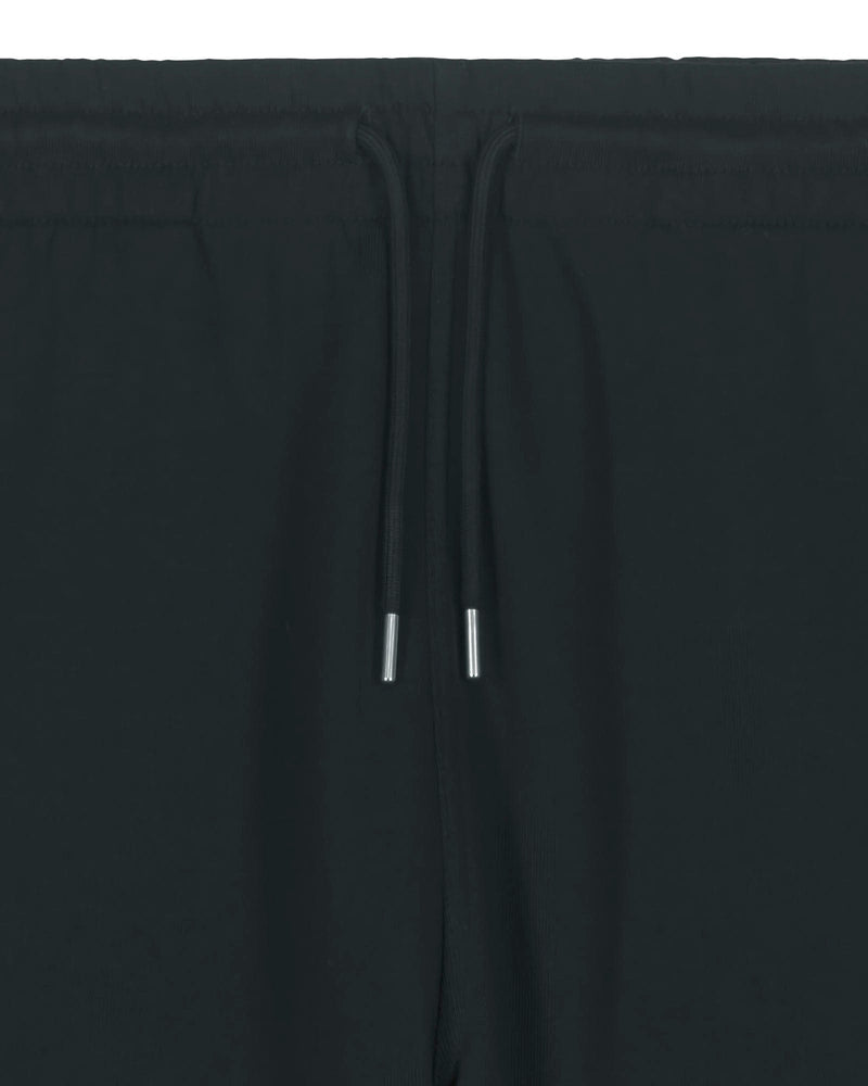 hewn. Womens Organic Cotton Relaxed-fit Joggers in Jet Black