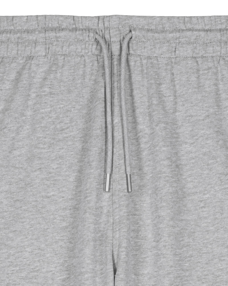 hewn. Womens Organic Cotton Relaxed-fit Joggers in Rock Grey Marl