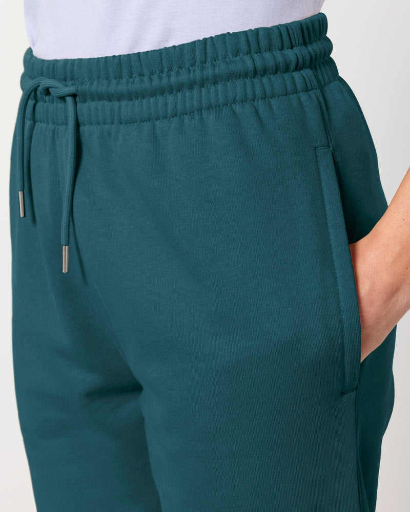 hewn. Womens Organic Cotton Relaxed-fit Joggers in Ocean Blue