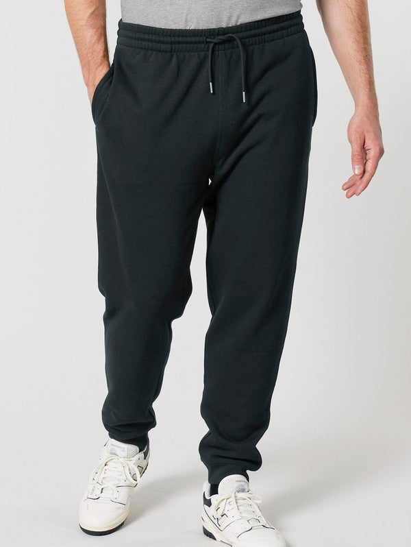 hewn. Mens Organic Cotton Relaxed-fit Joggers in Jet Black
