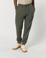 Immaculate Vegan - hewn. Mens Organic Cotton Relaxed-fit Joggers in Pine Green Khaki
