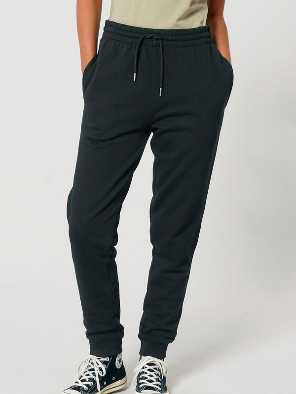 Women's Organic Cotton Relaxed Fit Joggers | Jet Black