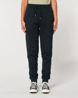 Immaculate Vegan - hewn. Womens Organic Cotton Relaxed-fit Joggers in Jet Black