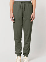 Immaculate Vegan - Women's Organic Cotton Relaxed Fit Joggers | Pine Green Khaki
