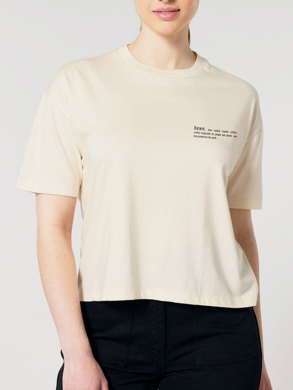 Women's Organic Cotton Boxy T-Shirt | Natural Cotton