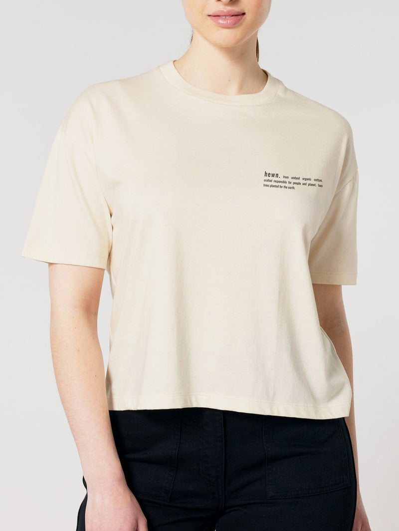 Women's Organic Cotton Boxy T-Shirt | Natural Cotton