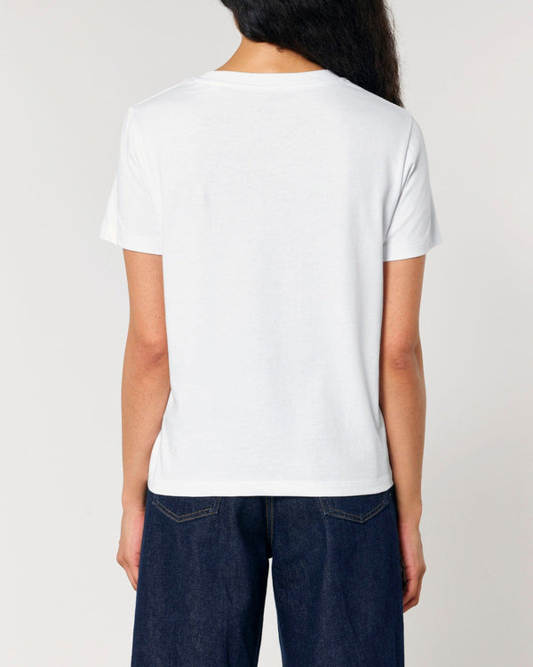 hewn. Womens Classic-fit Organic Cotton T-shirt in Snow White