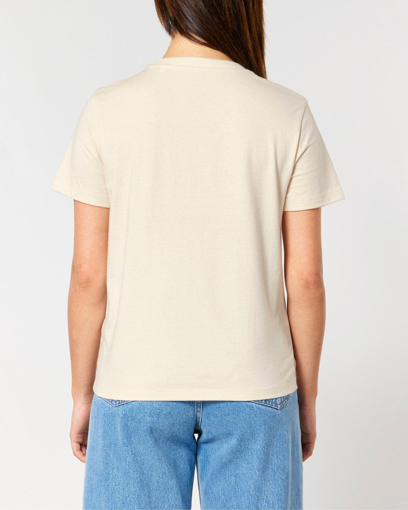 hewn. Womens Classic-fit Organic Cotton T-shirt in Natural Cotton