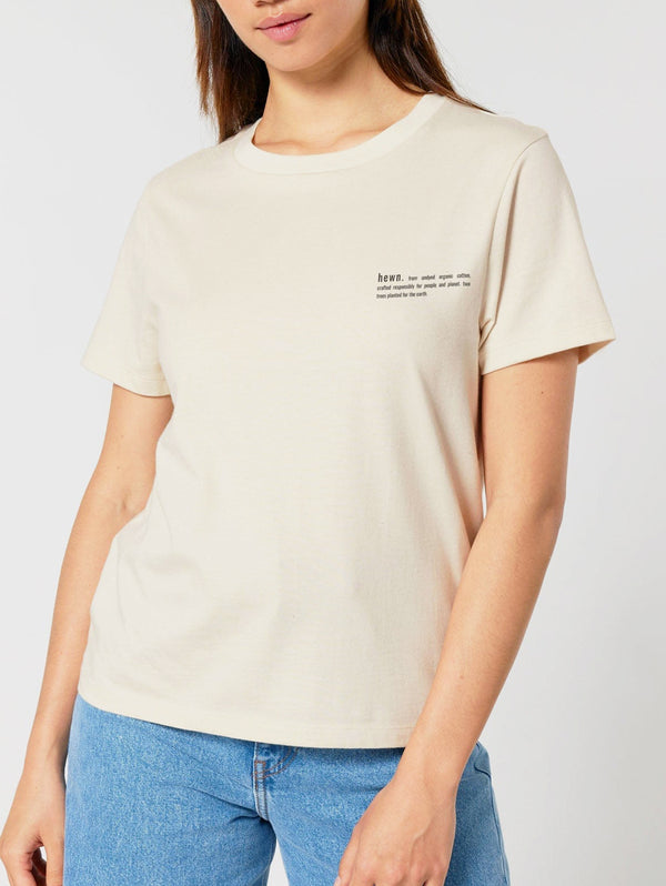 Women's Organic Cotton Classic Fit T-Shirt | Natural Cotton