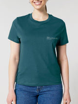Immaculate Vegan - Women's Organic Cotton Classic Fit T-Shirt | Ocean Blue