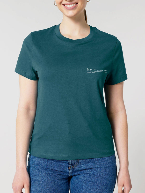 Women's Organic Cotton Classic Fit T-Shirt | Ocean Blue