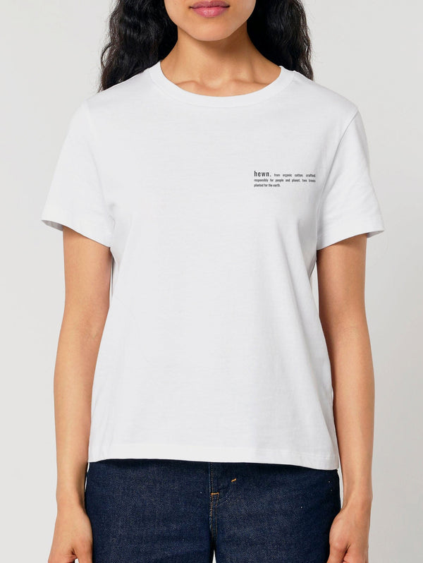 Women's Organic Cotton Classic Fit T-Shirt | Snow White