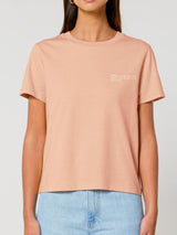 Immaculate Vegan - Women's Organic Cotton Classic Fit T-Shirt | Peach Orange