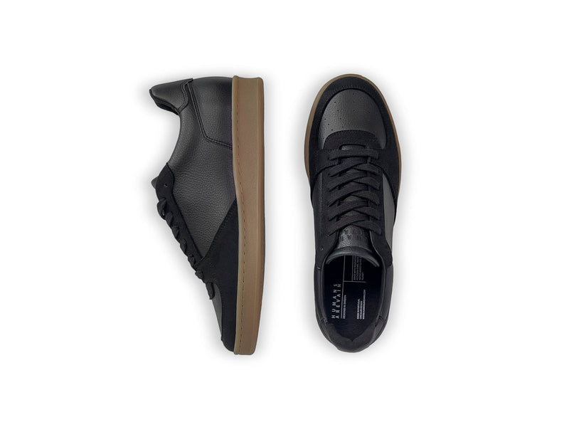 Humans Are Vain Eden V2 Sustainable Vegan Leather Trainer | Black