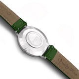 Immaculate Vegan - Hurtig Lane Moderno Vegan Leather Watch Silver, White & Green