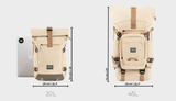 Immaculate Vegan - 8000kicks Nomad Backpack - The 3-in-1 expandable hemp backpack for nomads