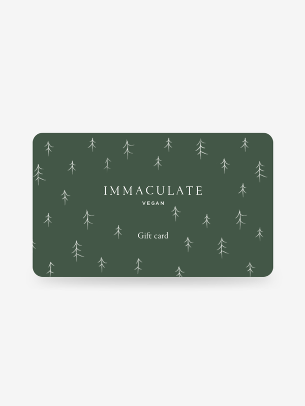 Immaculate Vegan Gift Card Christmas Green / £25