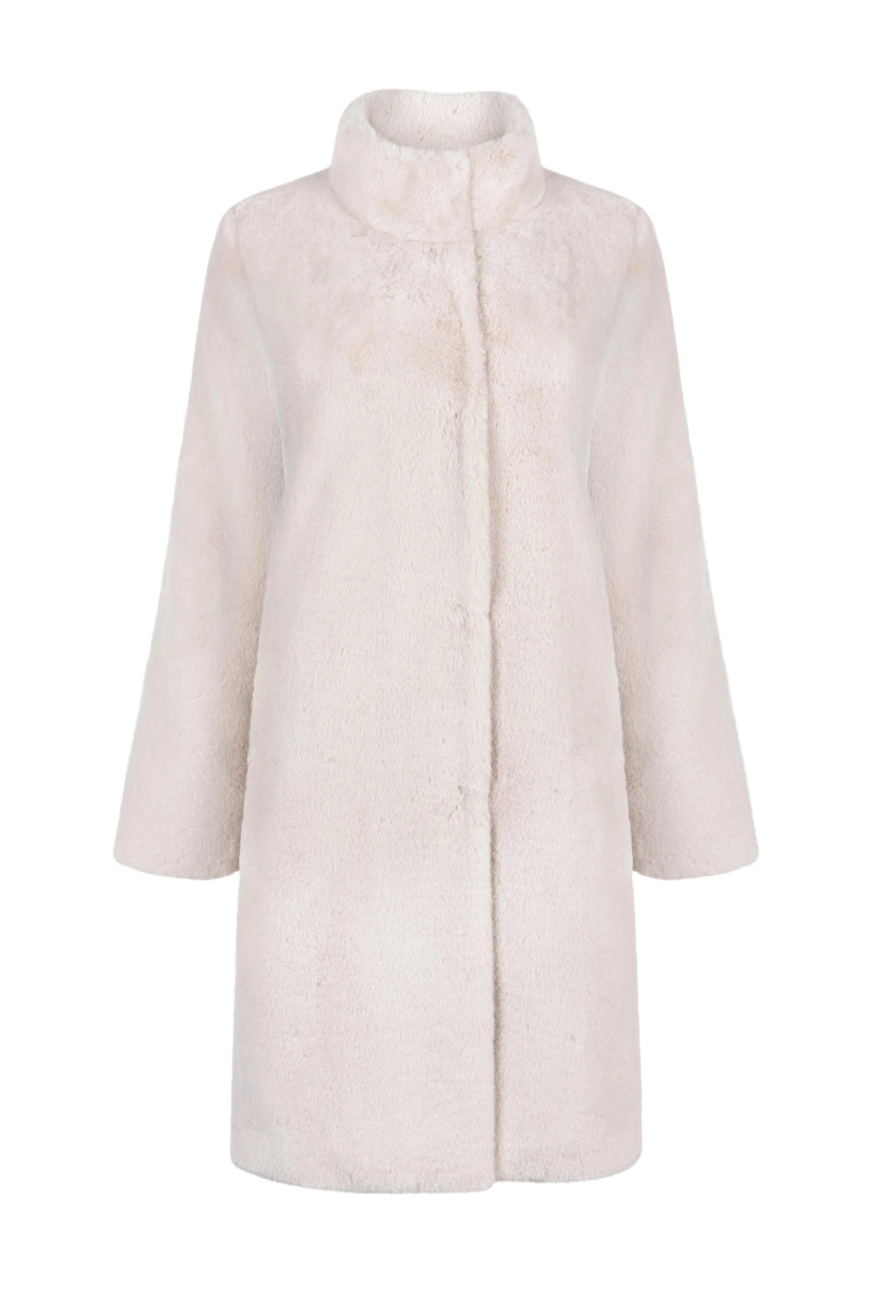 Issy London Bette Soft Pile Vegan Faux Fur Coat | Mink