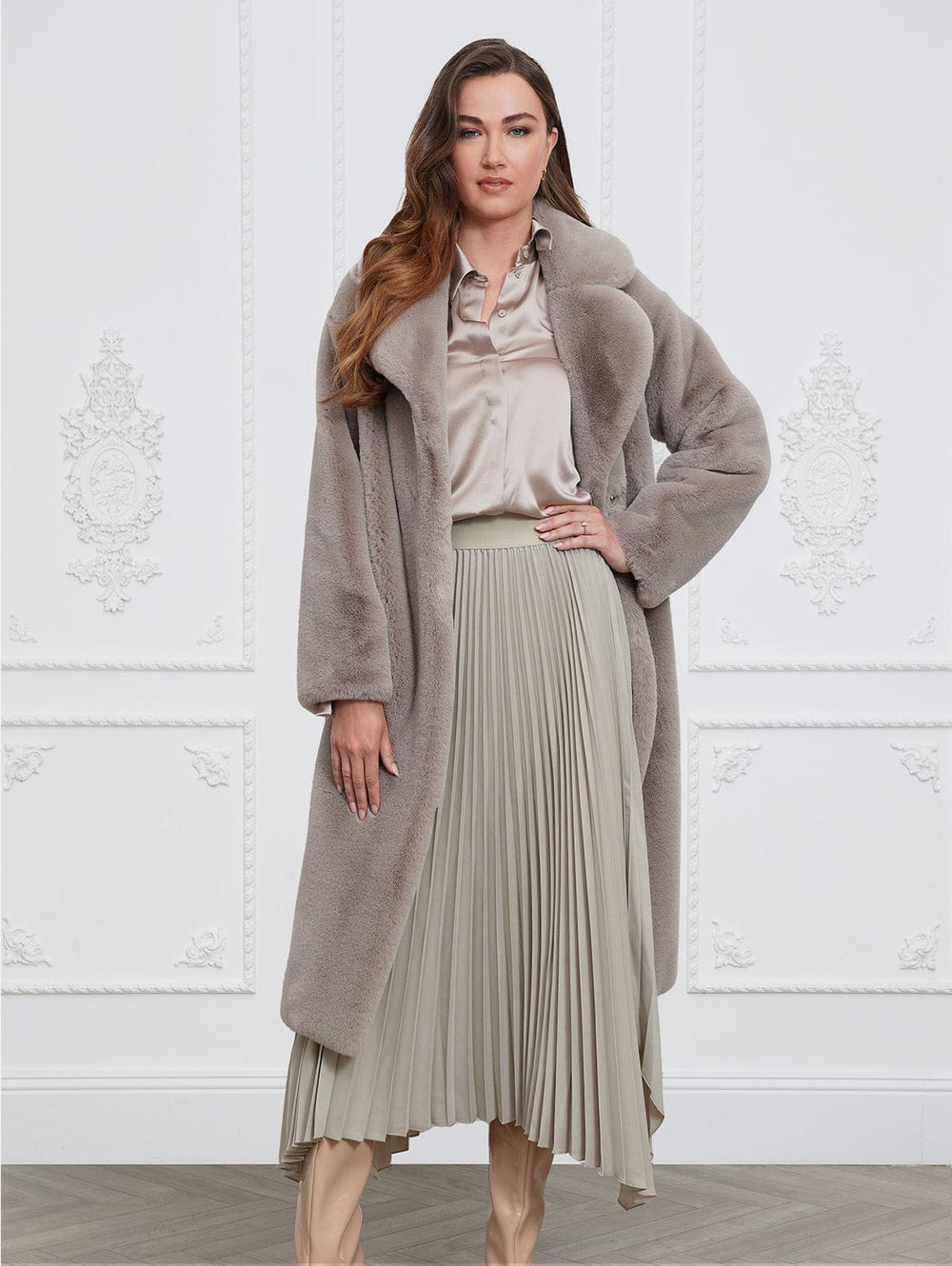 ジャケット・アウター leinwande Vegan Fur Quilting Coat leinwande（ラインヴァンド）の「Vegan Fur Jacket（その他