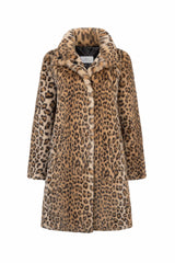 Immaculate Vegan - Issy London Millie Luxe Vegan Faux Fur Coat | Leopard